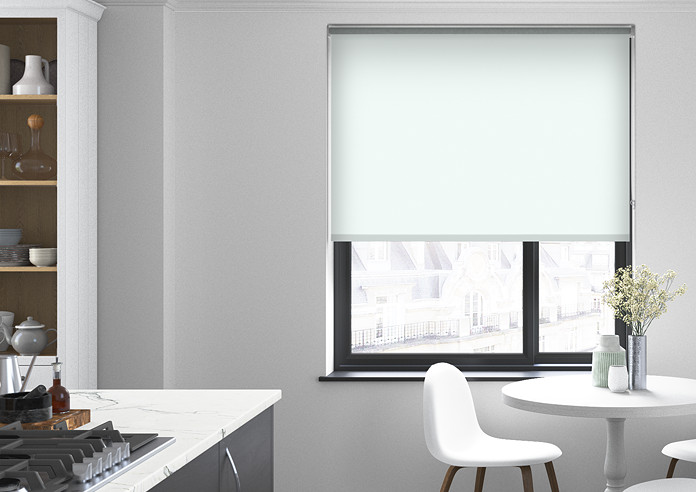 Palermo (Blackout), Cotton - Motorised Roller Blind - Image 3